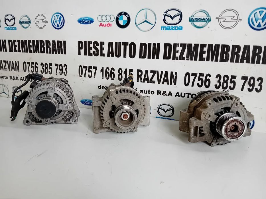 Alternator 2.0 HDi Peugeot 407 607 Citroen C4 C5 Picasso Cod 9654752880 Arad Romania