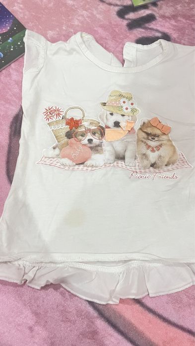 Тениски за момиченце Zara Benetton Modivi Next