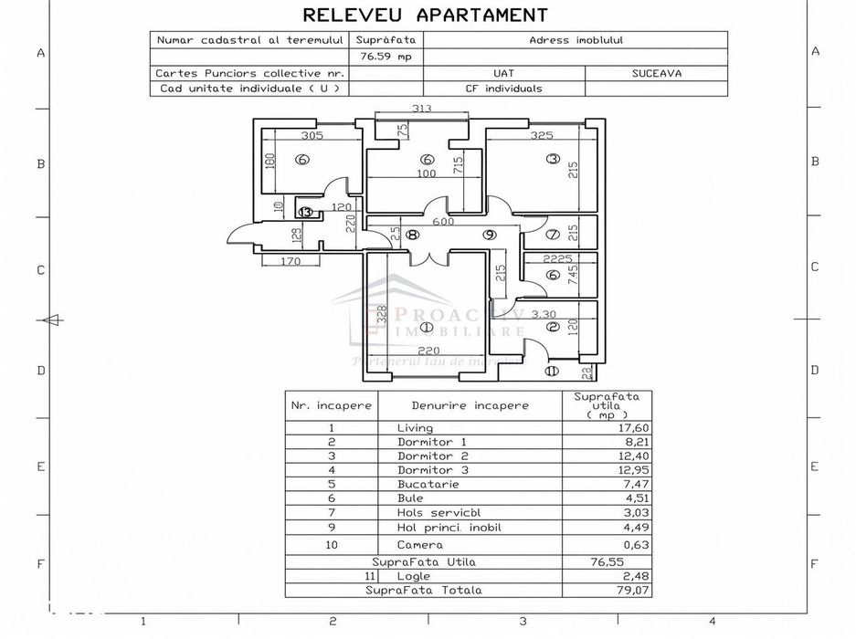 Apartament 4 camere, George Enescu (4C-877)
