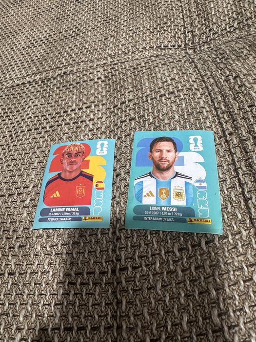 Стикери panini 2026 Меси, Ямал