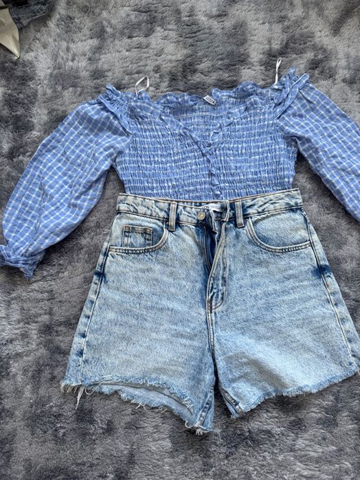 Къси панталонки и топ на ZARA