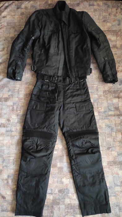 Текстилен мото екип / ботуши / наколенки / яке