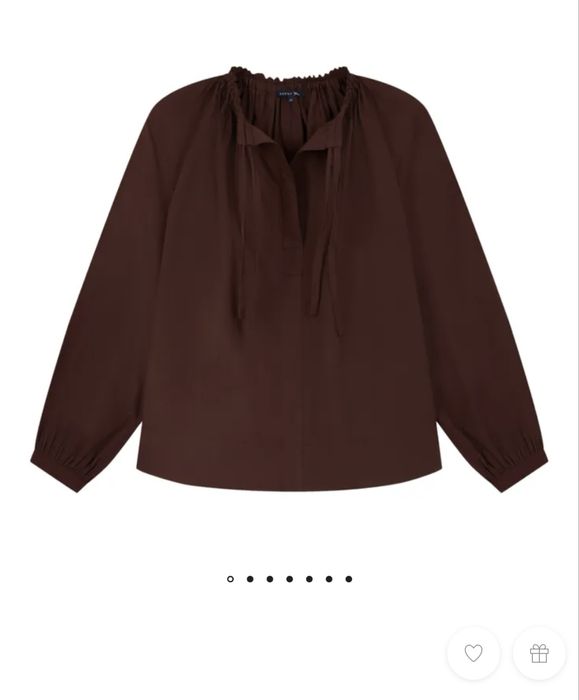 Блуза из плотного хлопка - бренд Soeur