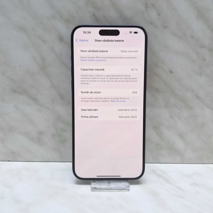 iPhone 15 Pro Max 256GB 87% Baterie Zeus Amanet Militari 34155