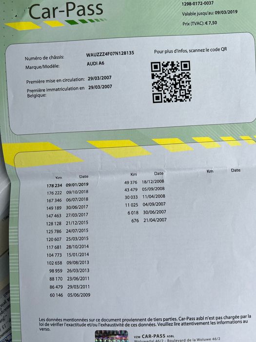 Audi a6 c6 2008 2.0 diesel