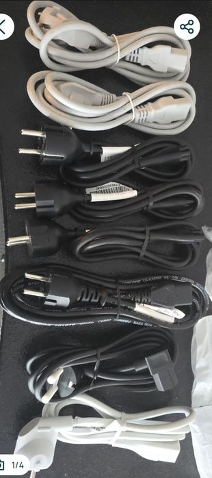 Cablu cabluri alimentare pc calculator laptop noi multe bucati