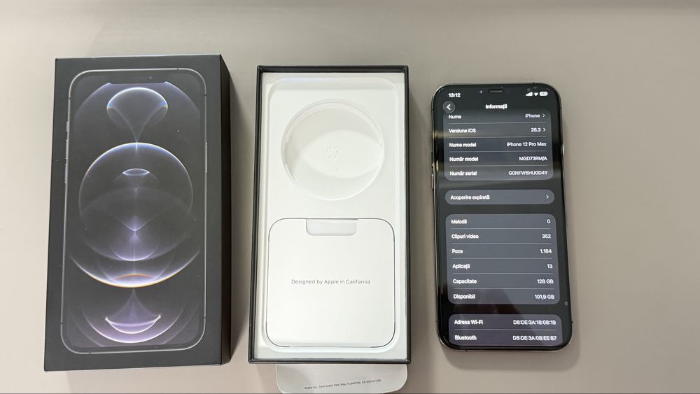 Vand IPhone 12 pro max 128 Gb 5G Black