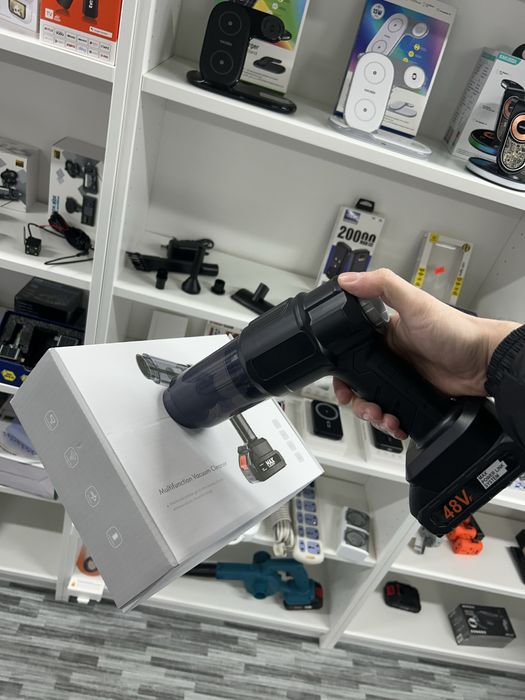 Aspirator portabil multifuncțional 48V cu acumulator Li-Ion