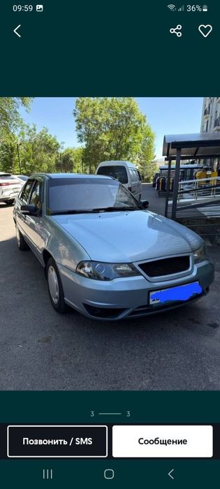 Продаётся автомобиль нексия 1.6 донс метан бензин год 2014 краска род