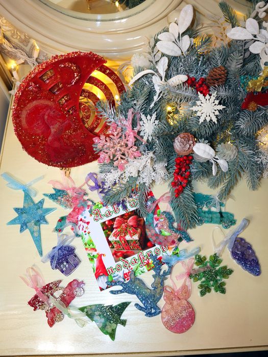 Елочные игрушки ручной работы