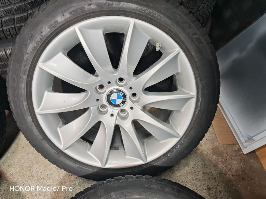 Jante originale BMW seria 5 F10-F11 245 45R18 iarna Pirelli 2022