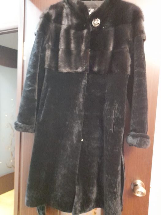 Шуба мутон, балеро норка