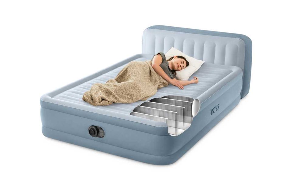Кровать надувной-46х152х203 (236) см. Intex 275 кг Доставка бесплатно