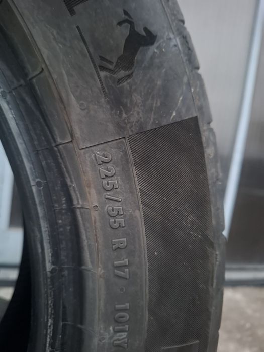 2бр. Летни гуми Continental 225/55/17 дот 2025 грайфер 4.9мм