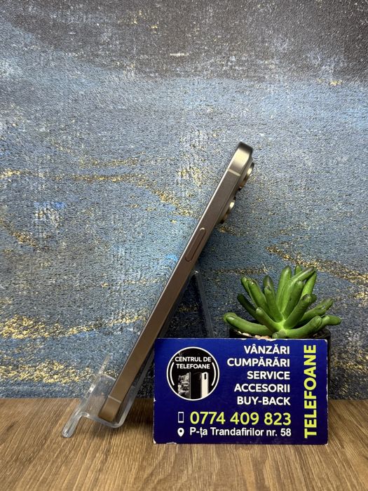 Iphone 15 pro max/256gb/2 Ani Garantie Centrul de Telefoane/rate