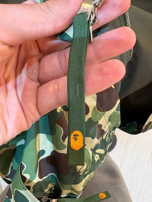 A Bathing Ape Green Nigo Flame Camo Snowboard Jacket