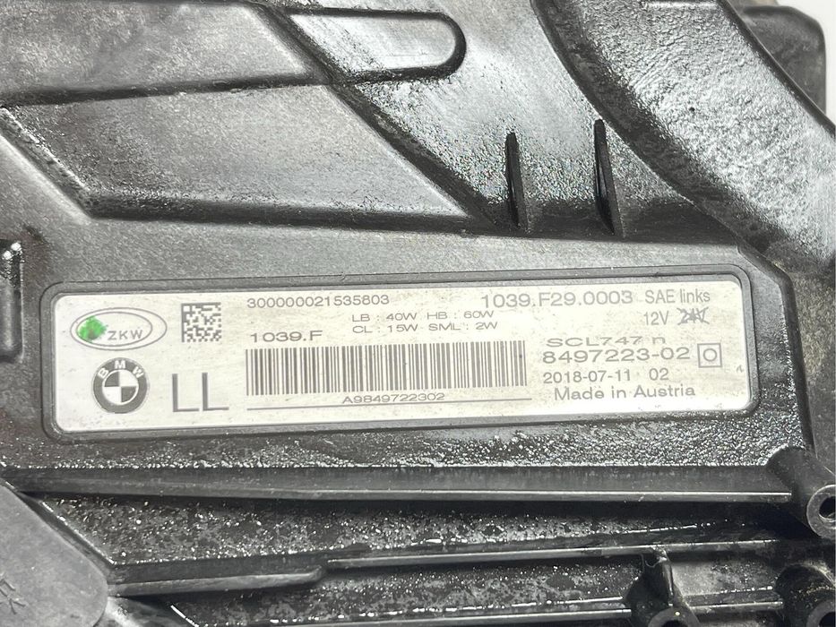 Ляв фар за BMW 6er GT G32