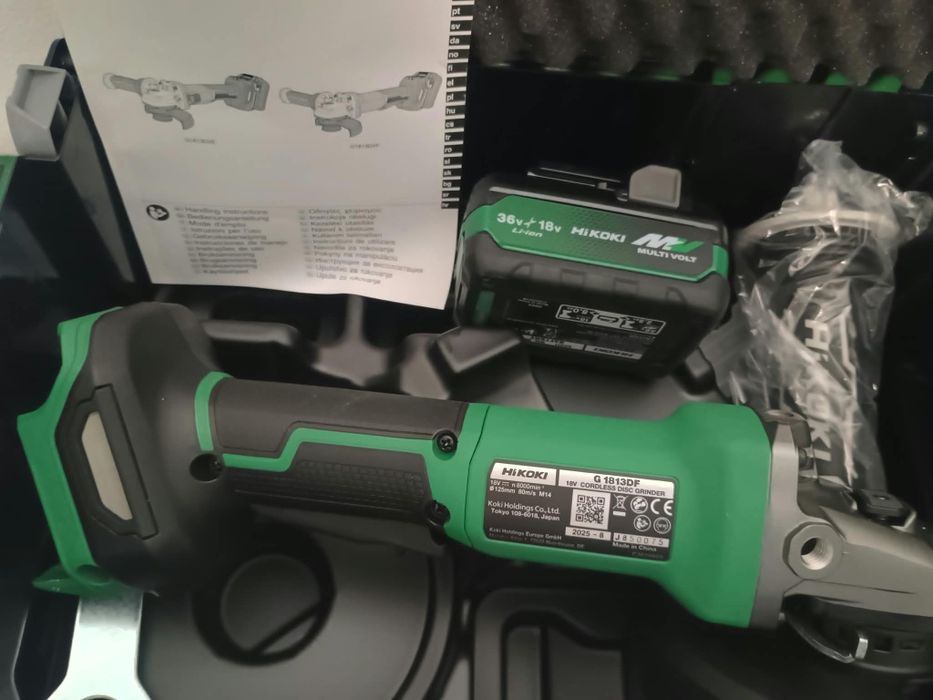 Flex hikoki g1813df. Are și baterie. Noi !