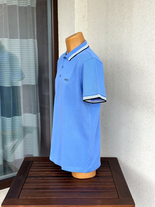 Мъжка тениска с яка HUGO BOSS (Paddy) - размер L, Отлично състояние