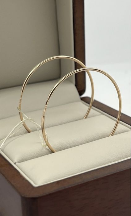 Новые Золотые серьги Конго