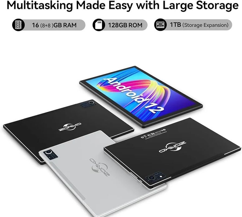 Таблет с Android с клавиатура, 16(8+8) GB RAM 128GB ROM 1TB 10-инча 5G