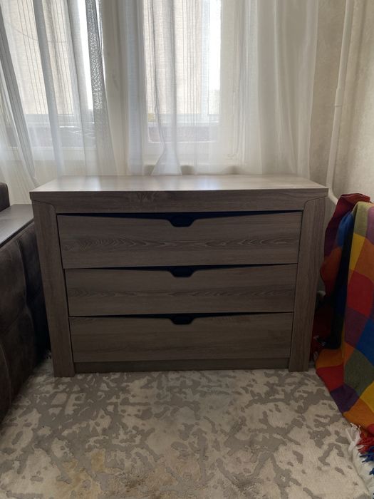 Комод из МДФ Серый