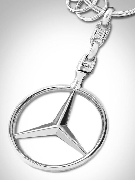 Breloc chei IdeallStore®, Mercedes, editie colectie, 9 cm, metal