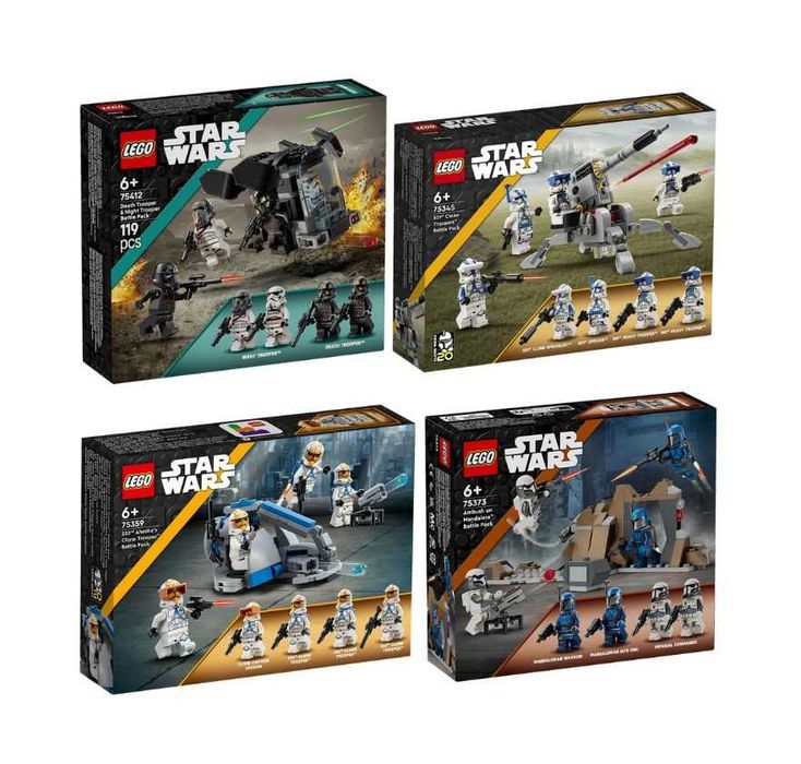 Lego Star Wars Battle Packs - 75412, 75373, 75359, 75345