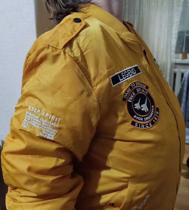 Куртка-бомбер мужская премиального качества (Erkaklar kurtkasi)