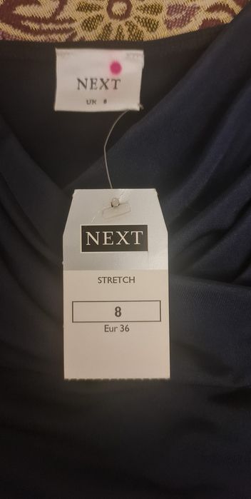 Rochie de ocazie_Bleumarin Catarame Cristale_NEXT