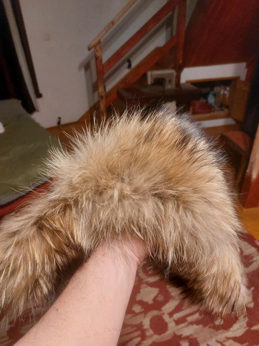 Căciulă  ruseasca de piele cu  blana raton