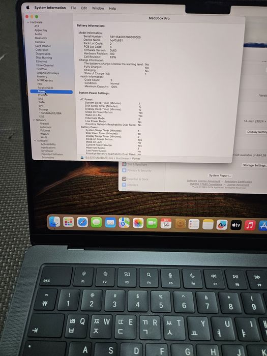 MacBook Pro M3 Pro 14 dyum spaceblack (18GB/512GB) full box sotiladi