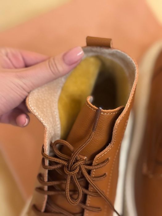 Боти естествена кожа