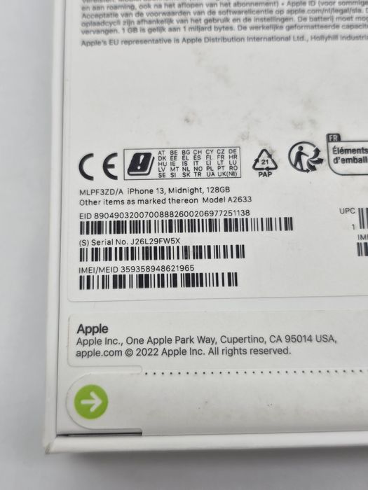 Iphone 13, Midnight, 128gb, GARANTIE, SIGILAT