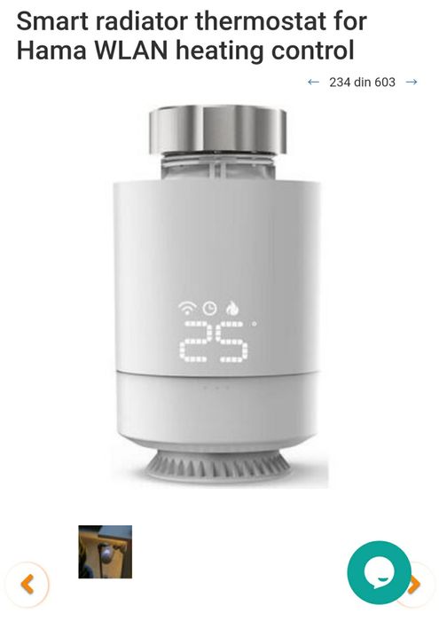 Termostat inteligent Hama WLAN kit  2 unități+hub zigbee