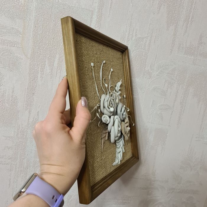 Декоративные картины из кожи