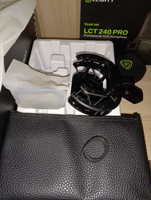 URGENT! Microfon de studio  Lewitt LCT 240 Pro, Și placa sunet