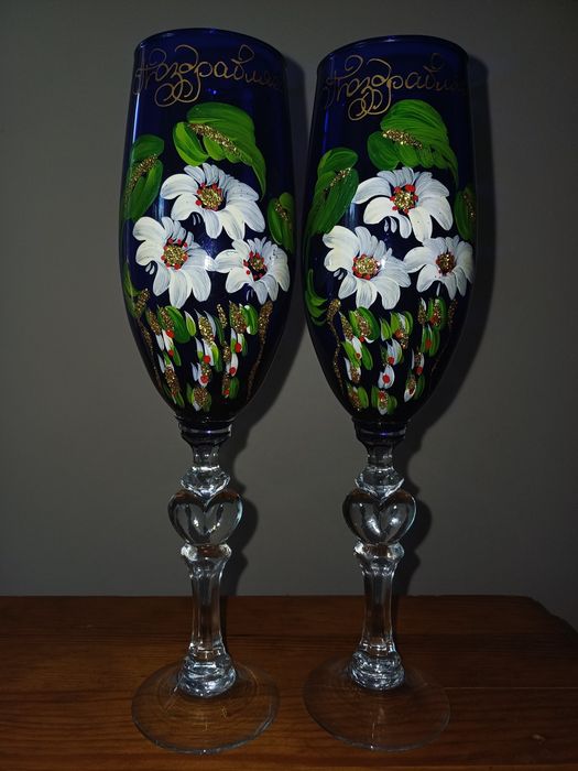 Свадебные фужеры из СССР