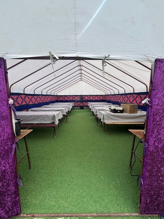 Палатка  садакага пушка все есть