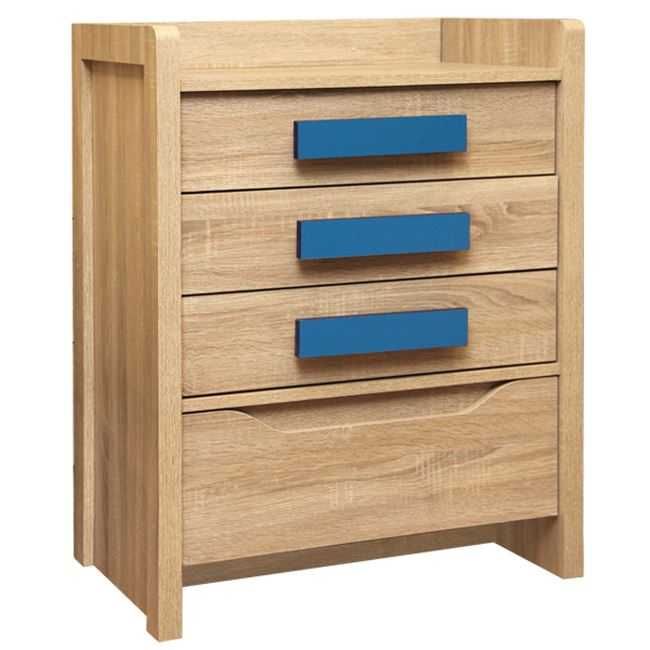 Шкаф, Playroom Sonama, Сонома, Розов, Син, Пдч, 63х40х80см.