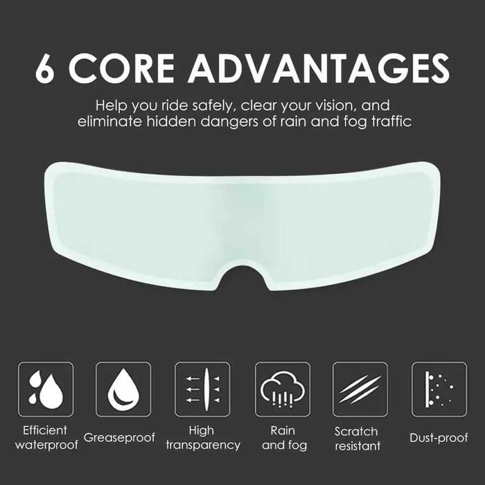 НОВО! Универсален мото "Антифог" "Пинлок" стикер  Pinlock Anti -Fog