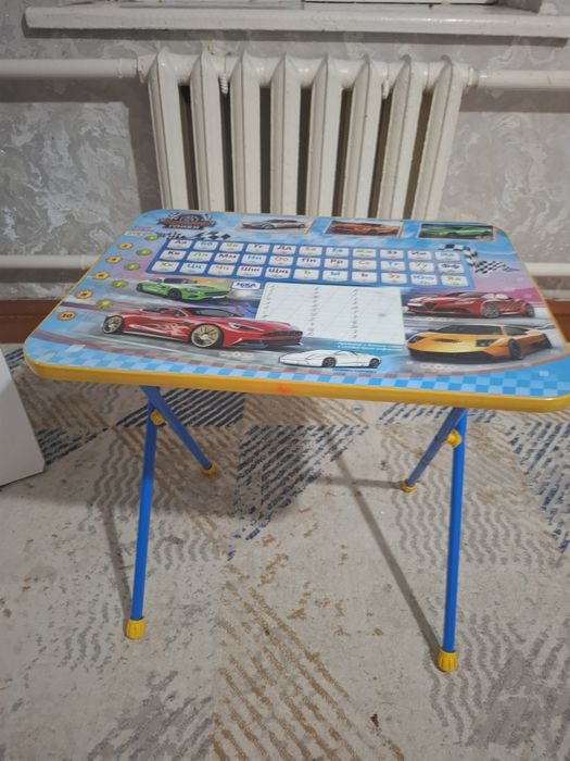 Парта  Алфавит  60x50x60 см, темно-синий