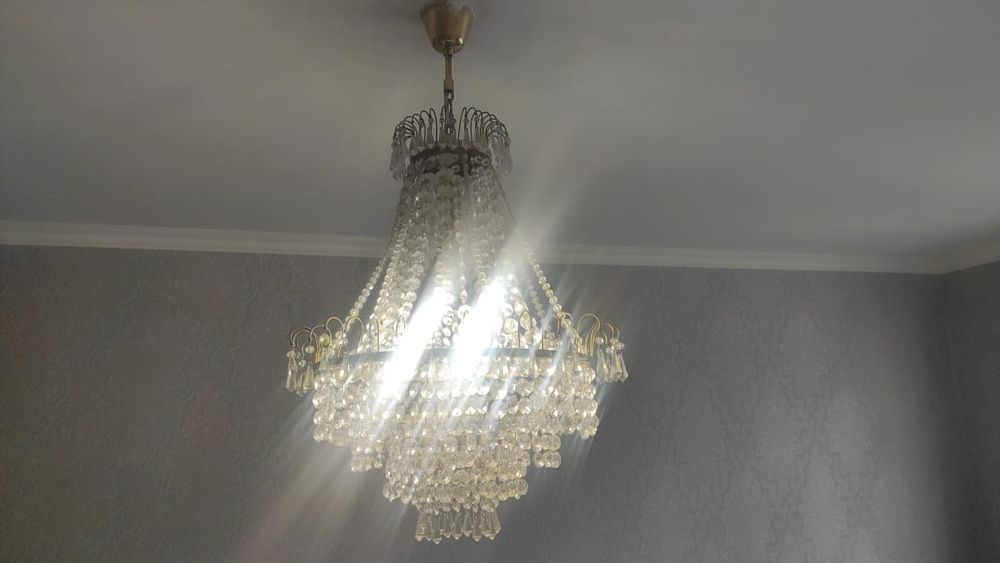 Люстра из чешского хрусталя