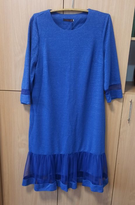 Новое синее платье