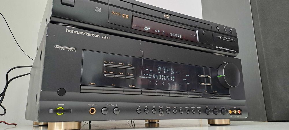 Amplituner Harman Kardon AVR 51 – Receiver High Current – Phono – RDS – Masiv 680W