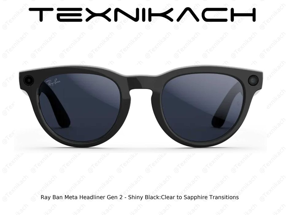 Ray Ban Meta Headliner Gen 2 - Shiny Black/Clear to Sapphire!!!