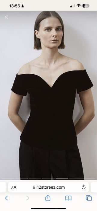 12storeez бархатный топ