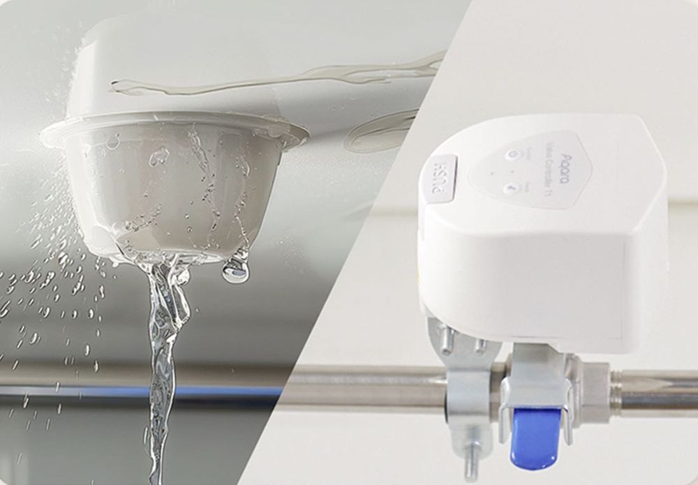 Электропривод для управления водяным или газовым краном Aqara T1