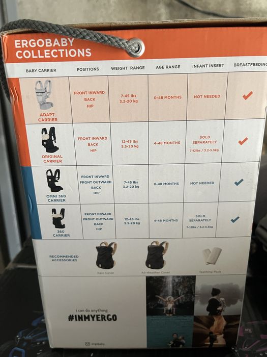 Ергономична раница Ergobaby