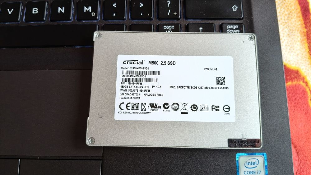 SSD Crucial M500 480Gb